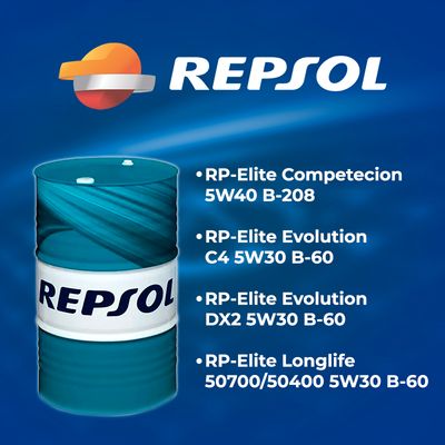 Volum nou de uleiuri de motor Repsol
